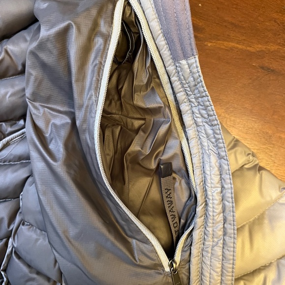 LL Bean  Womens Gray Downtek Goose Down 850 Fill Puffer Jacket XS P - Picture 5 of 11